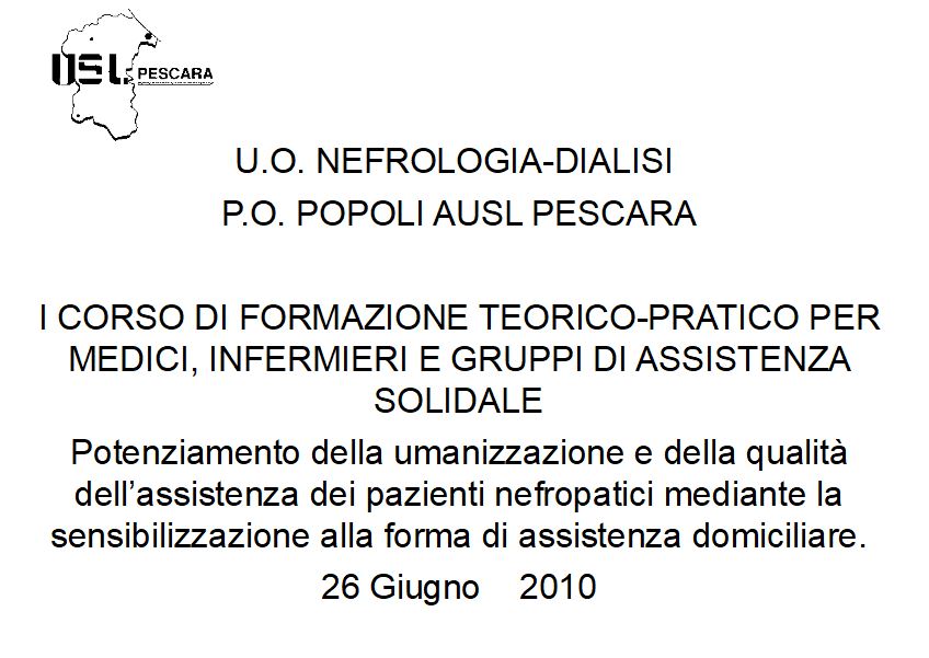 Corso formazione medici